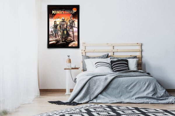 The Mandalorian Signed Poster with COA