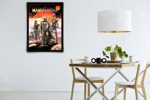 The Mandalorian Signed Poster with COA