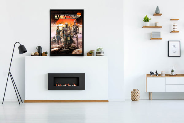 The Mandalorian Signed Poster with COA