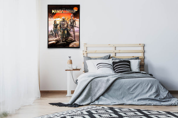 The Mandalorian Signed Poster with COA