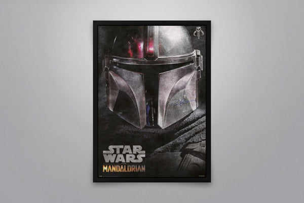 The Mandalorian Signed Poster with COA