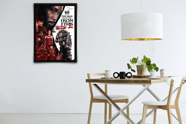 The Man with the Iron Fists 2 Signed Poster with COA