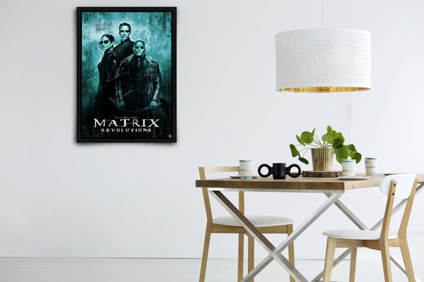 The Matrix Revolutions Signed Poster with COA