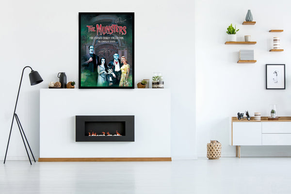 The Munsters Signed Poster with COA