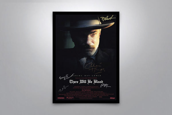 There Will Be Blood Signed Poster with COA