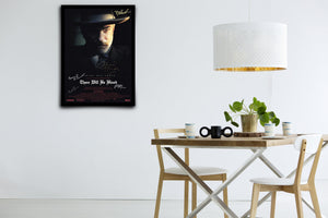 There Will Be Blood Signed Poster with COA