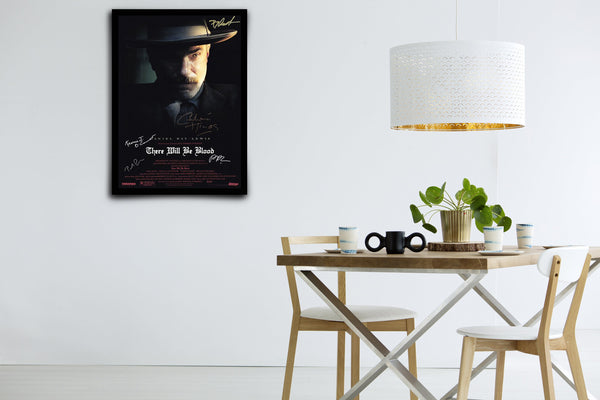 There Will Be Blood Signed Poster with COA