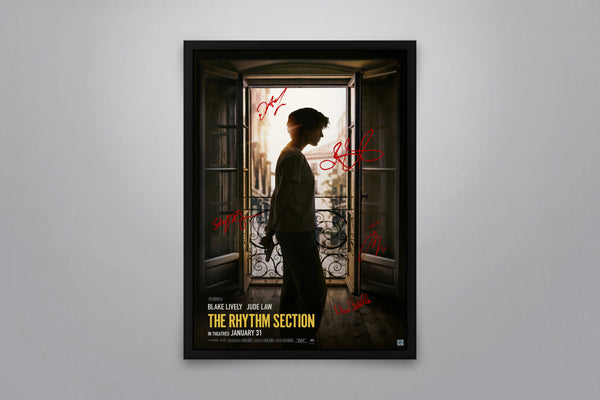 The Rhythm Section Signed Poster with COA