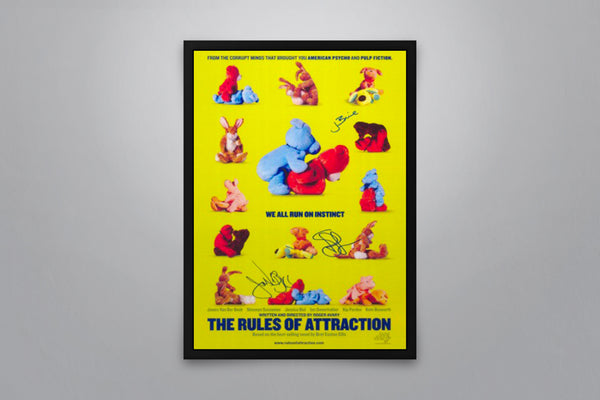 The Rules of Attraction Signed Poster with COA