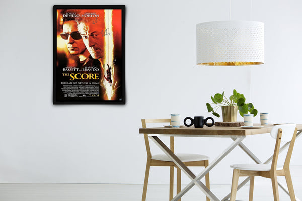 The Score Signed Poster with COA