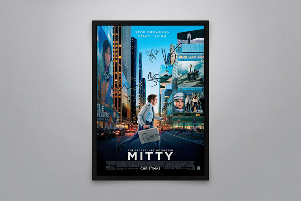 The Secret Life of Walter Mitty Signed Poster with COA