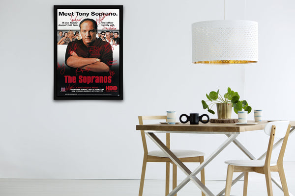 The Sopranos Signed Poster with COA