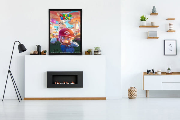 The Super Mario Bros. Movie Signed Poster with COA