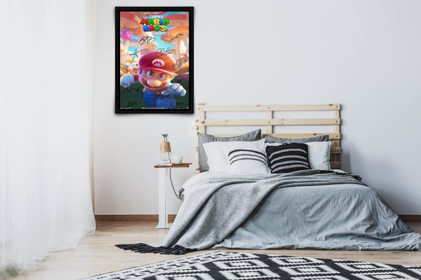 The Super Mario Bros. Movie Signed Poster with COA