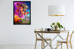 The Super Mario Bros. Movie Signed Poster with COA
