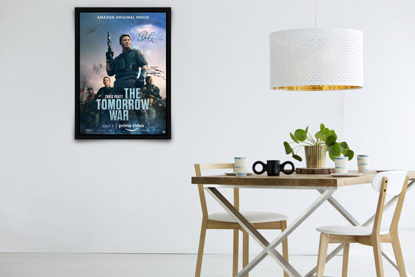 The Tomorrow War Signed Poster with COA
