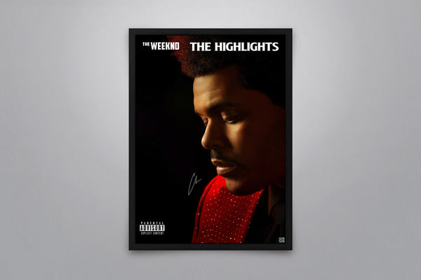 The Weeknd: The Highlights - Signed Poster + COA