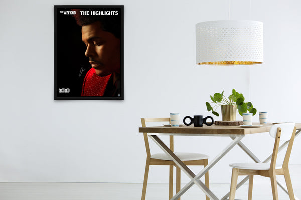 The Weeknd: The Highlights - Signed Poster + COA