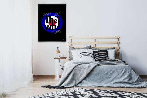 The Who Signed Poster with COA