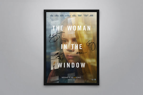 The Woman in the Window Signed Poster with COA
