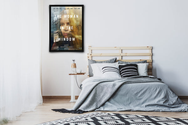 The Woman in the Window Signed Poster with COA