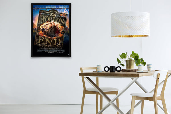 The World's End Signed Poster with COA