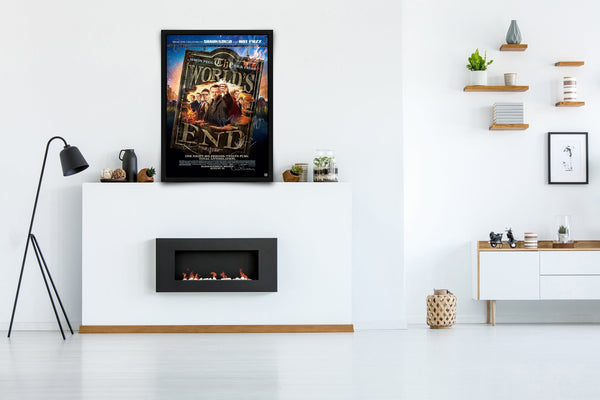 The World's End Signed Poster with COA