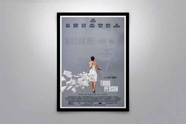 Third Person Signed Poster with COA