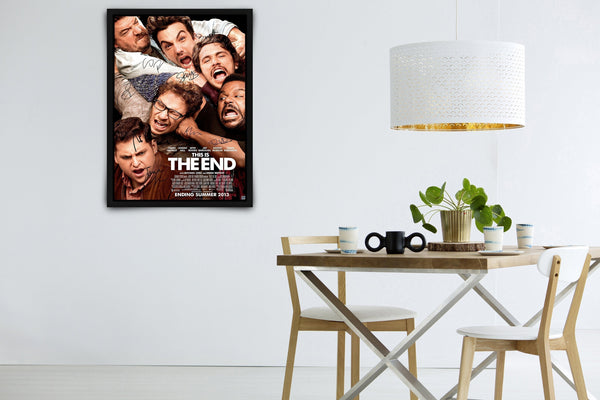 This is the End Signed Poster with COA