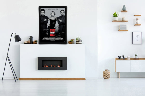 This Means War Signed Poster with COA