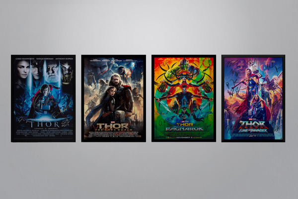 Thor Autographed Poster Collection