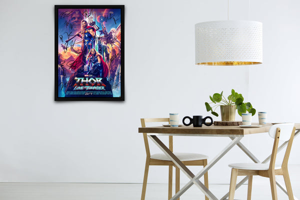 Thor: Love and Thunder - Signed Poster + COA