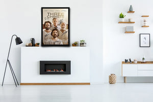 Three Christs Signed Poster with COA