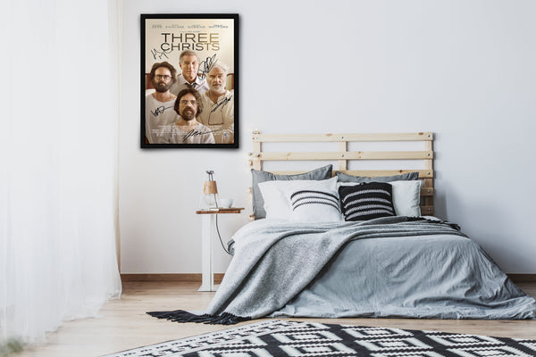Three Christs Signed Poster with COA