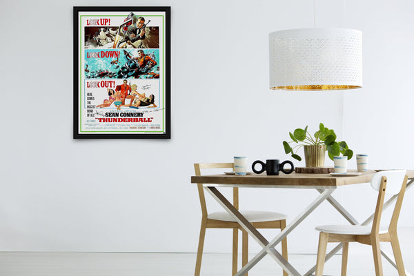 Thunderball Signed Poster with COA