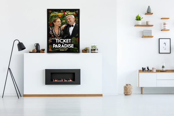 Ticket to Paradise Signed Poster with COA