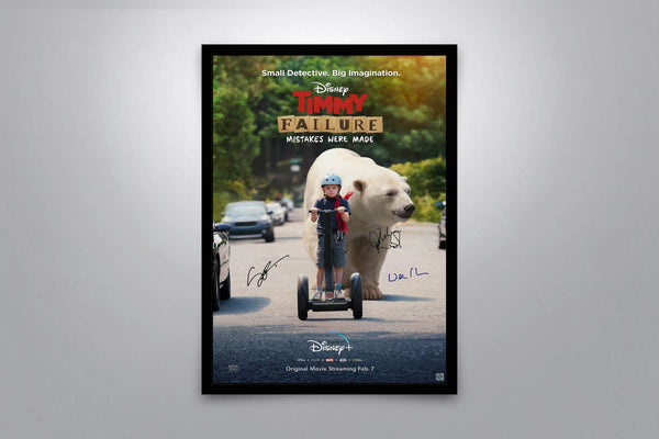 Timmy Failure: Mistakes Were Made Signed Poster with COA