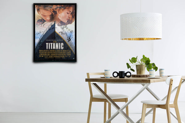 Titanic Signed Poster with COA