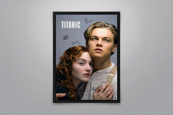 Titanic Signed Poster with COA