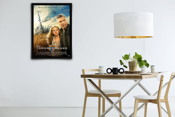 Tomorrowland - Signed Poster + COA