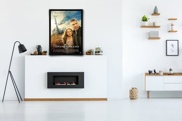 Tomorrowland Signed Poster with COA
