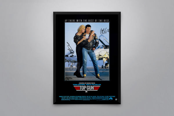 Top Gun Signed Poster with COA
