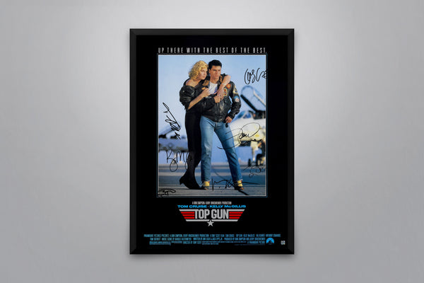 Top Gun Signed Poster with COA