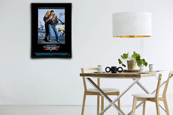 Top Gun Signed Poster with COA