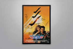 Top Gun Signed Poster with COA