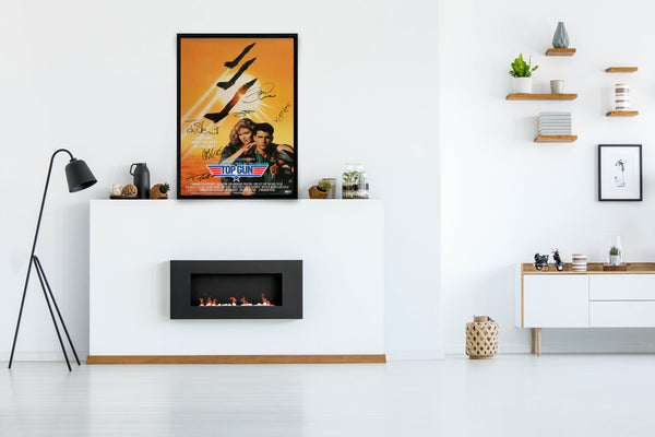 Top Gun Signed Poster with COA