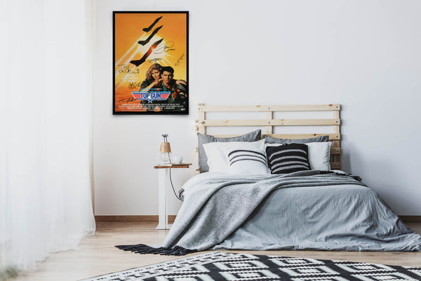 Top Gun Signed Poster with COA