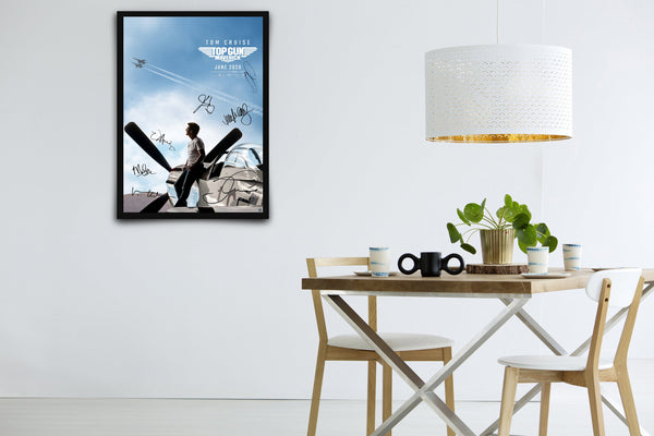 Top Gun: Maverick Signed Poster with COA