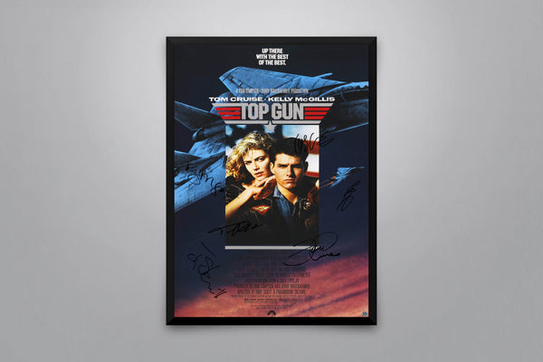 Top Gun Signed Poster with COA