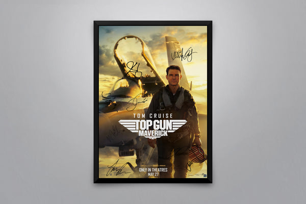 Top Gun: Maverick Signed Poster with COA